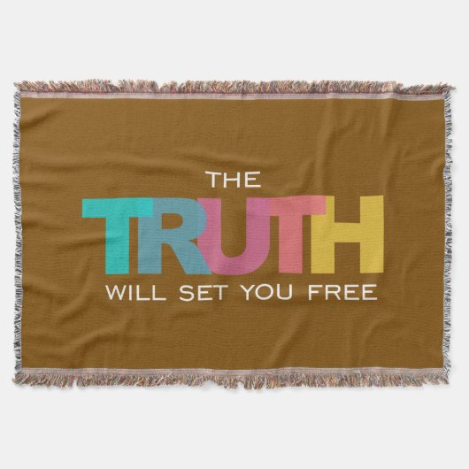 De waarheid zal je bevrijden deken (Voorkant)