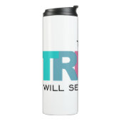 De waarheid zal je bevrijden thermosbeker (Gedraaid links)