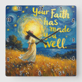 De Waarheid zal je bevrijden Vierkante Klok (Voorkant)