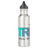 De waarheid zal je bevrijden waterfles  (Links)