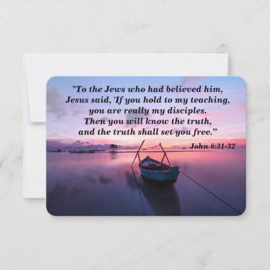 De waarheid zal u vrije geheugenKaart plaatsen (Voorkant)