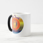 De waarheidskoffie-Mok Magische Mok (Voorkant links)