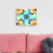 De waarnemer - Fractal Canvas Afdruk (Insitu (Woonkamer))