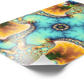 De waarnemer - Fractal Foto Afdruk (Hoek)