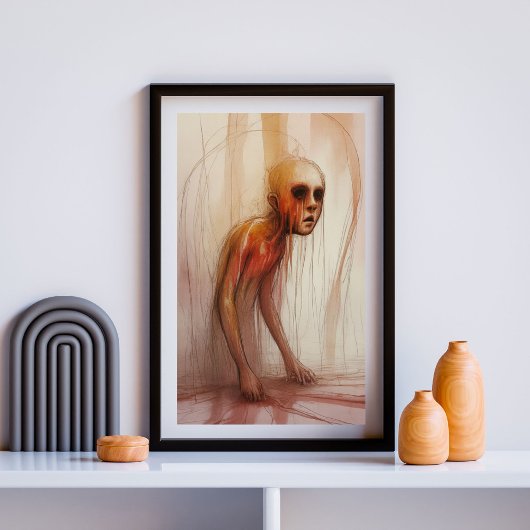 De Waarnemer Onder de Stilte Poster