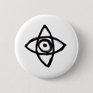 De waarnemer ronde button 5,7 cm