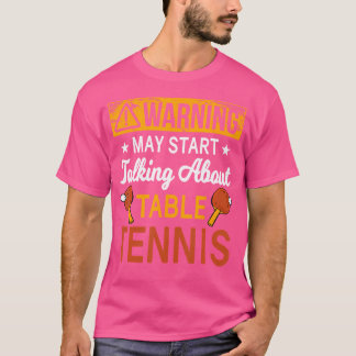 De waarschuwing kan beginnen over de Tennis van de T-shirt