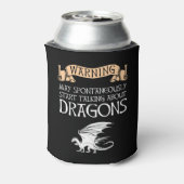 De waarschuwing kan beginnen over Dragons te sprek Blikjeskoeler (Blikje Achterkant)
