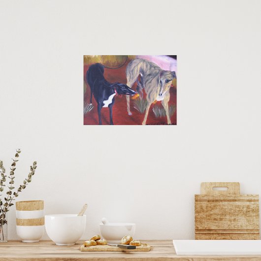 De waarschuwing poster (Keuken)