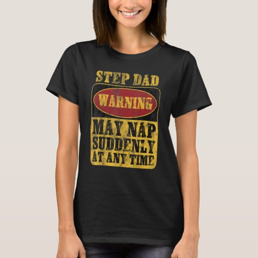 De waarschuwing van de loopvader kan plotseling op t-shirt (Voorkant)