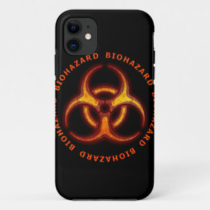 De Waarschuwing van de Zombie van Biohazard iPhone 11 Hoesje