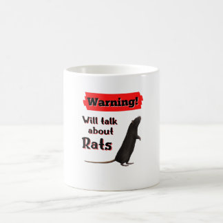 De waarschuwing zal over Rats spreken Koffiemok