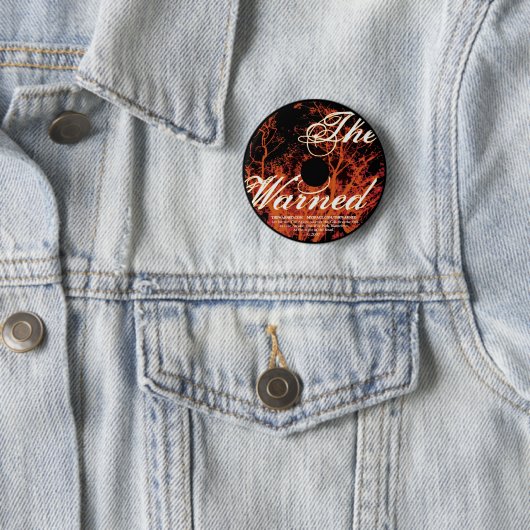 De waarschuwingsButton Ronde Button 5,7 Cm (In situ)