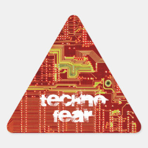 De waarschuwingssticker van Technofear Sticker