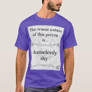 De waarste natuur: schaamteloze paradox t-shirt