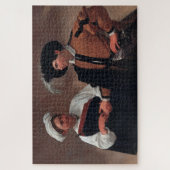 De waarzegger (1594) - Caravaggio Legpuzzel (Verticaal)