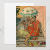 De waarzegger, Sainte-Maxime | Henri Lebasque (Voorkant / Achterkant)