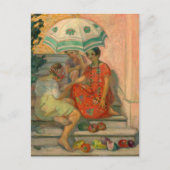De waarzegger, Sainte-Maxime | Henri Lebasque Briefkaart (Voorkant)