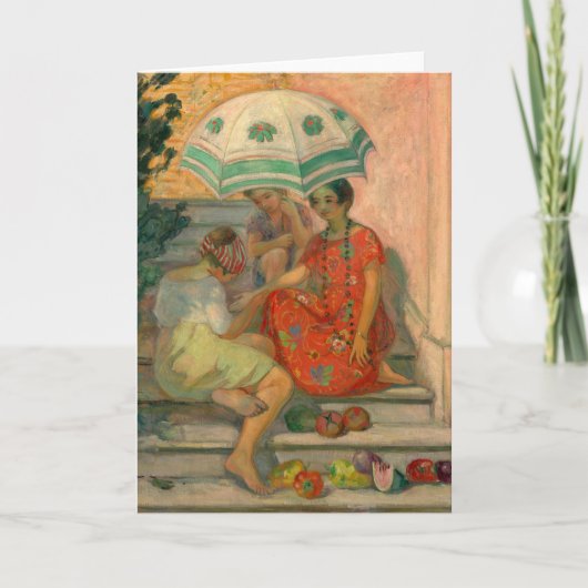 De waarzegger, Sainte-Maxime | Henri Lebasque Kaart (Voorkant)