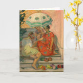 De waarzegger, Sainte-Maxime | Henri Lebasque Kaart (Gele Bloem)