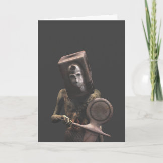 De Wacht van de zombie - het Wenskaart van Kaart