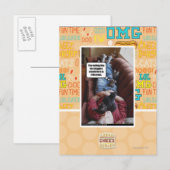 De wachtende lijn voor nestelt zich briefkaart (Voorkant / Achterkant)