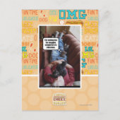 De wachtende lijn voor nestelt zich briefkaart (Voorkant)