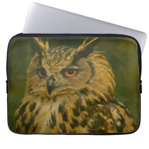 De wachter - Euraziatische arend-uil in het licht  Laptop Sleeve