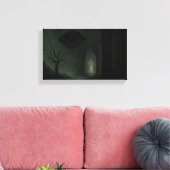 De wachter in de holle poort canvas afdruk (Insitu (Woonkamer))
