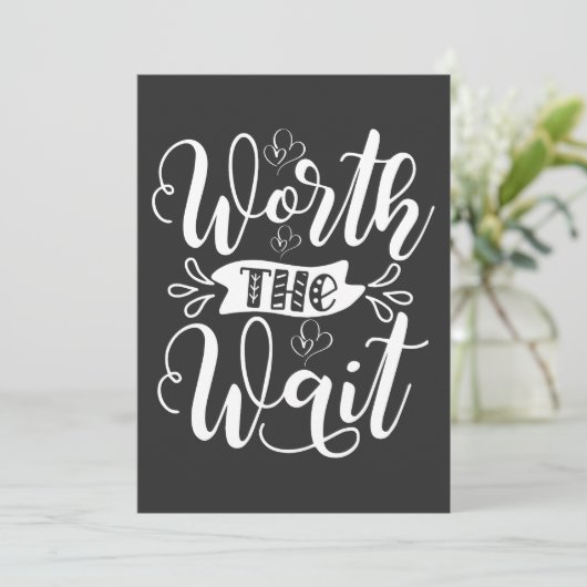 De Wachtoutfit waard, Rainbow Baby aankondiging (Staand voorkant)