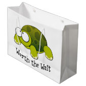 De wachtschildpad waard large cadeautasje (Voorkant Gekanteld)