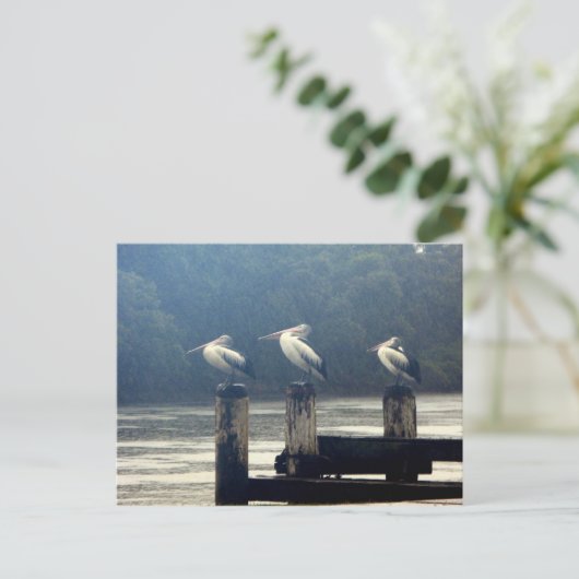 de wachttijd briefkaart (Staand voorkant)