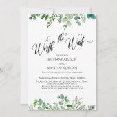 De wachttijd voor de Greenery Reception van Eucaly Kaart (Voorkant)