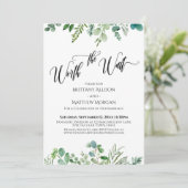 De wachttijd voor de Greenery Reception van Eucaly Kaart (Staand voorkant)