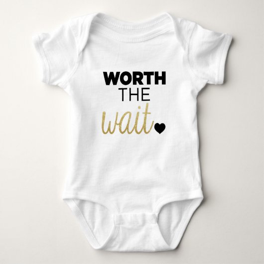 De wachttijd waard. romper (Voorkant)