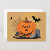 De Wacky Halloween verdachten Briefkaart (Voorkant / Achterkant)