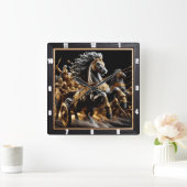 De wagen van de leegte: Iron Heart Vierkante Klok (Huis)