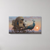 De wagen voorbij het bord canvas afdruk (Voorkant)