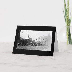 De Wagens van de steenkool in Chicago, IL 1909 Kaart