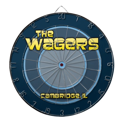 De Wagers Family Dart Board Dartbord (Voorkant)