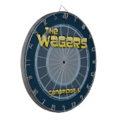 De Wagers Family Dart Board Dartbord (Voorkant Links)