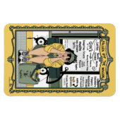 De Wagon_C_4x6 koelkast Magnet is uitgeschakeld Magneet (Horizontaal)