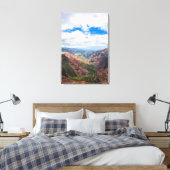 De Waimea Canyon Canvas Afdruk (Insitu (Slaapkamer))