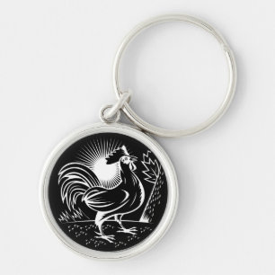 De Wake Up Rooster Sleutelhanger