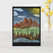 De Waldorf Geïnspireerde Kaart van de Kunst: Dame (Gele Bloem)