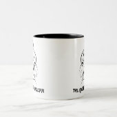 De walgmagiër - Officiële Mok! Tweekleurige Koffiemok (Center)