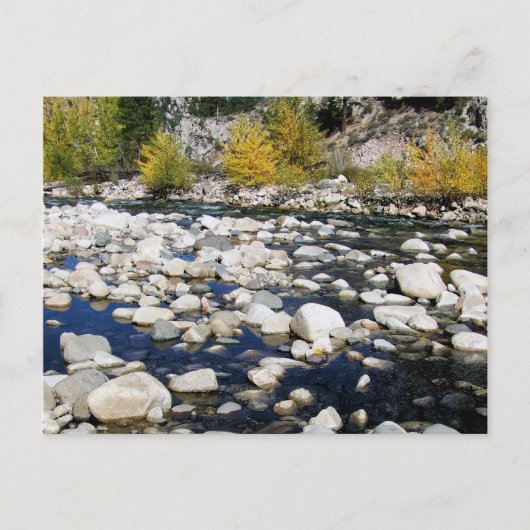 De Walker River in de herfst Briefkaart (Voorkant)