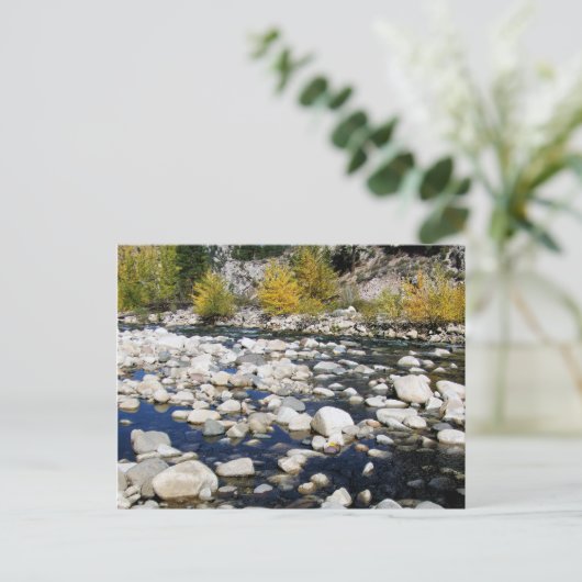 De Walker rivier in de herfst Briefkaart (Staand voorkant)