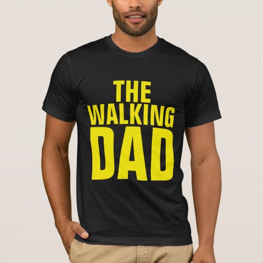 DE WALKING DAD T-SHIRS T-SHIRT (Voorkant)