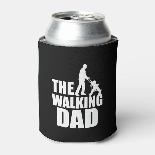 De Walking Pap grappige koelbox Blikjeskoeler (Blikje Voorkant)